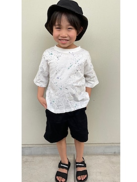 「アイテム（サンダル）」を使った、Haru＊Saraさん（キッズ・120cm）の夏コーディネート