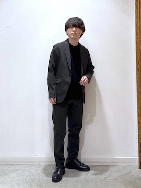 「GLOBAL WORK（グローバルワーク）のアイテム（テーラードジャケット）」を使った、deraさん（メンズ・169cm）の秋コーディネート