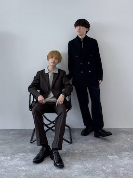 「GLOBAL WORK（グローバルワーク）のアイテム（テーラードジャケット）」を使った、deraさん（メンズ・169cm）の秋コーディネート