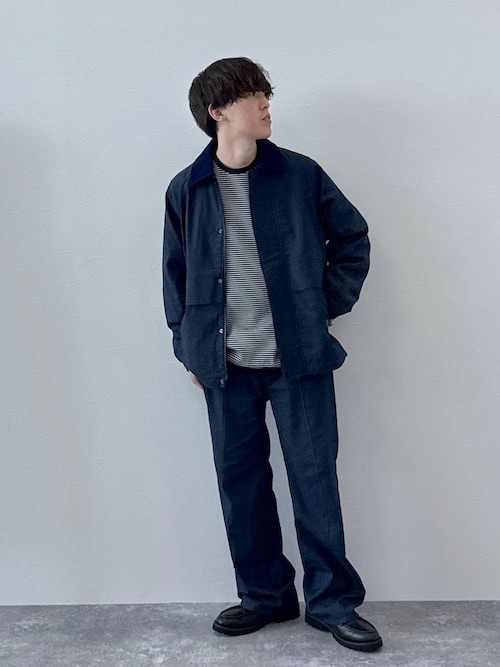 セール】クリーンデニム/ユーティリティブルゾン/CLEAN MODE/575820