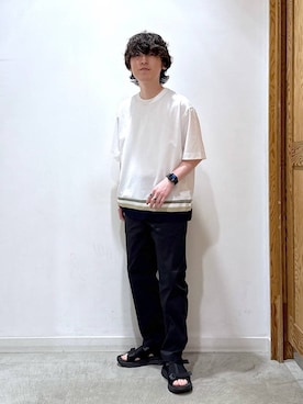 「アイテム（シューズ）」を使った、deraさん（メンズ・169cm・20代）の夏コーディネート