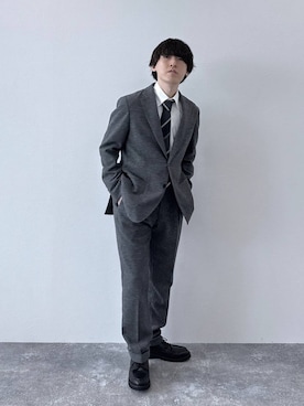 「アイテム（フォーマルスーツ/小物）」を使った、deraさん（メンズ・169cm・20代）の秋コーディネート