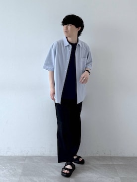 「アイテム（シューズ）」を使った、deraさん（メンズ・169cm・20代）の夏コーディネート