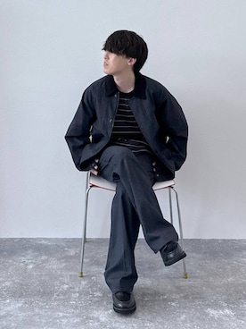 「アイテム（ミリタリージャケット）」を使った、deraさん（メンズ・169cm）の秋コーディネート