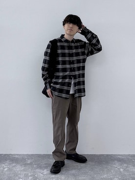 「アイテム（その他シューズ）」を使った、deraさん（メンズ・169cm）の秋コーディネート