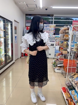 「ごきげんウィーク」｜「アイテム（ワンピース/ドレス）」を使った、umeさん（レディース・158cm）の春コーディネート