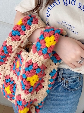 「Marc by Marc Jacobs（マークバイマークジェイコブス）のアイテム（リング）」を使った、umeさん（レディース・158cm）の春コーディネート