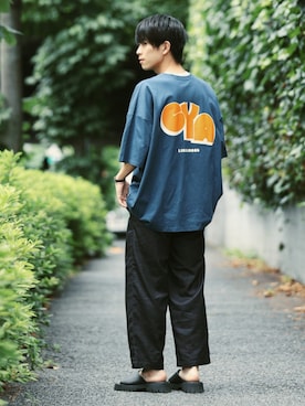 斉藤慎也さん（メンズ・170cm）の夏コーディネート