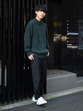 斉藤慎也さん（メンズ・170cm）の秋コーディネート