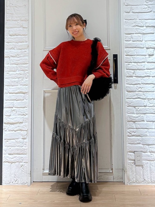 セール】グリッタープリーツスカート 139171（スカート）｜LOWRYS FARM