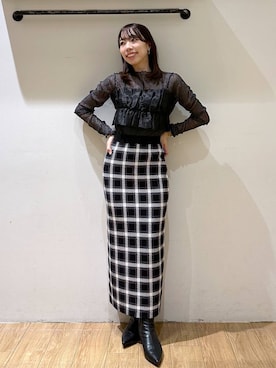 「ホームパーティー」｜kasumiさん（レディース・159cm）の秋コーディネート