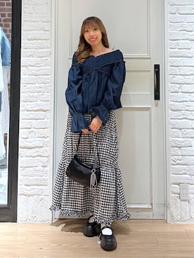 kasumiさん（レディース・159cm）の春コーディネート