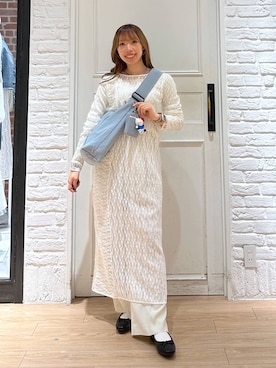 「LOWRYS FARM（ローリーズファーム）のLFポーチツキショルダー 284037（ショルダーバッグ）」を使った、kasumiさん（レディース・159cm）の春コーディネート