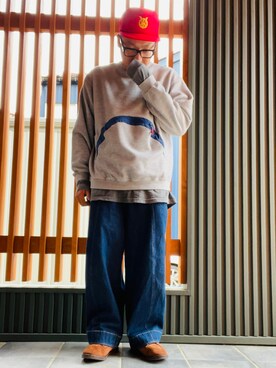 「AlexanderLeeChang（アレキサンダーリーチャン）のアイテム」を使った、日々山さん（メンズ・170cm）の春コーディネート