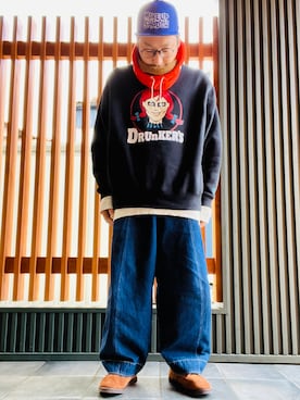 「新年一発目」｜「アイテム（帽子）」を使った、日々山さん（メンズ・170cm）の冬コーディネート