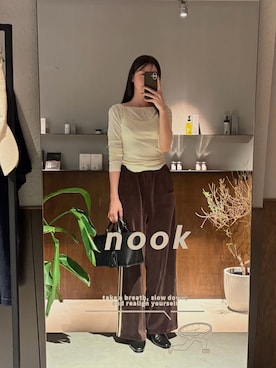 「anuke（アンヌーク）のアイテム」を使った、k____33さん（レディース・166cm）の秋コーディネート