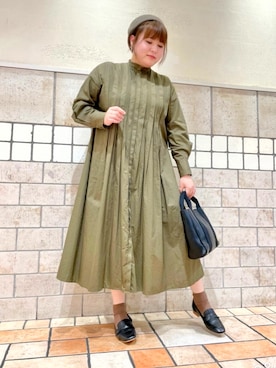 「collex（コレックス）のアイテム」を使った、らこち~さん（レディース・161cm）の秋コーディネート