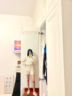 「UNIQLO JILSANDER」｜VIVIDWONGさん（レディース・174cm）の夏コーディネート