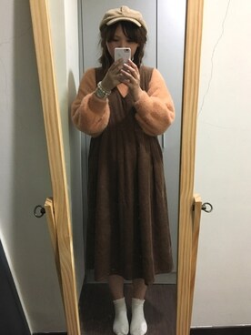 「Samansa Mos2（サマンサ モスモス）のアイテム（その他）」を使った、toruさん（レディース・164cm）の冬コーディネート