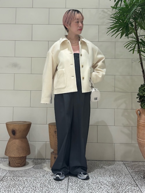 ウールモッサショートコート