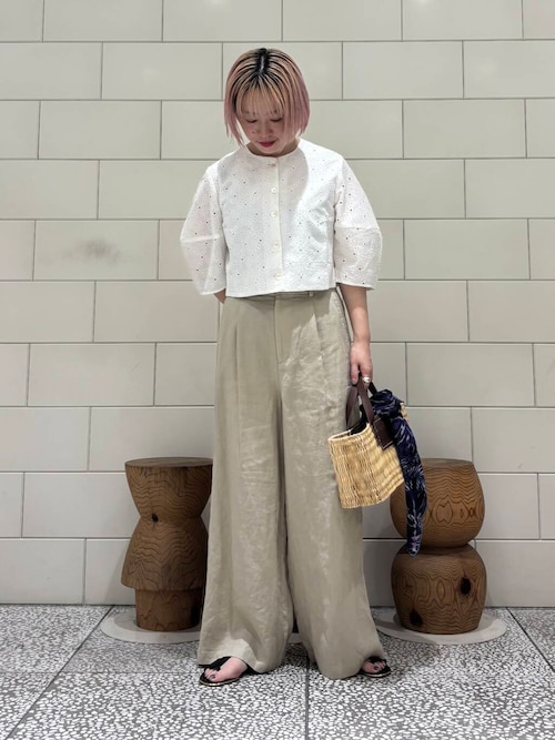 セール】『3サイズ展開』new basic リネンイージーワイド
