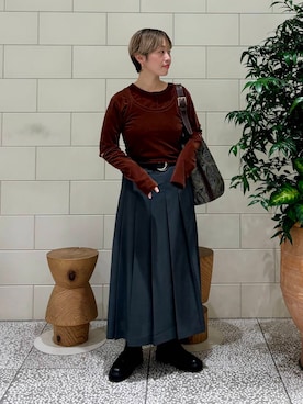 MINAMIさん(レディース・158cm)の秋コーディネート