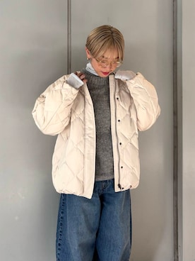 「イチ推しデニムコーデ」｜MINAMIさん（レディース・158cm）の秋コーディネート