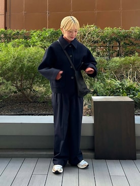 「ASICS（アシックス）のASICS　GEL-KAYANO 14（スニーカー）」を使った、MINAMIさん（レディース・158cm）の秋コーディネート