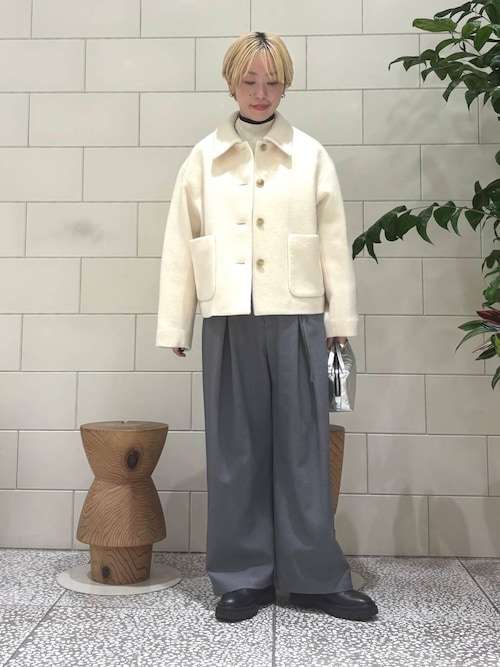 未使用Curensology ラムズアランニットベスト⭐︎カーキ Curensology ラムズアランニットベスト - メルカリ