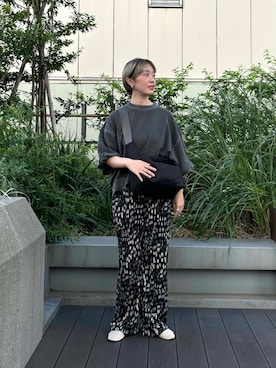 「RODE SKO（ロデスコ）のアイテム」を使った、MINAMIさん（レディース・158cm）の夏コーディネート