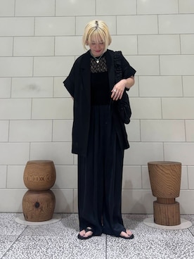 「アイテム（その他アウター）」を使った、MINAMIさん（レディース・158cm）の夏コーディネート