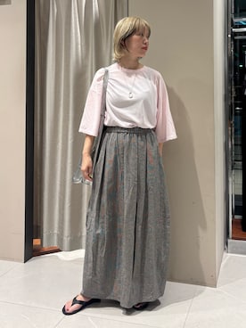 「かぐれ（カグレ）のアイテム」を使った、MINAMIさん（レディース・158cm）の夏コーディネート