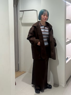 MINAMIさん（レディース・158cm）の冬コーディネート