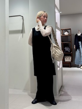 「RODE SKO（ロデスコ）のアイテム」を使った、MINAMIさん（レディース・158cm）の夏コーディネート