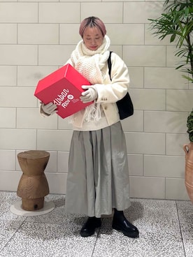 「ur_welcomeありがとうに会いに行く。」｜MINAMIさん（レディース・158cm）の冬コーディネート