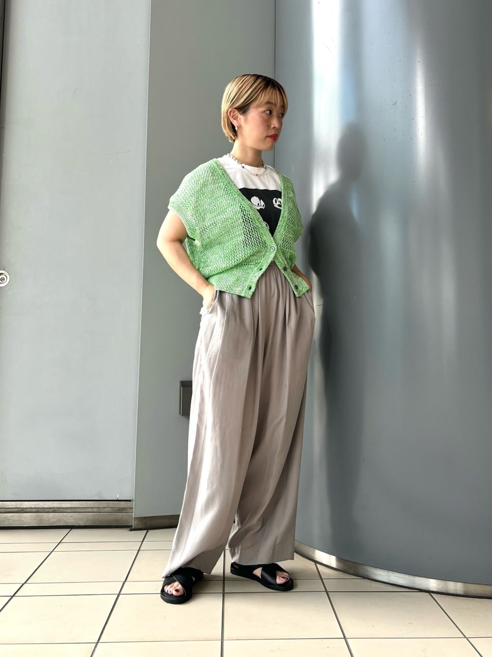 MINAMIさんの「『別注』GOOD ROCK SPEED×UR　【FELIX】T-SHIRTS 3（GOOD ROCK SPEED）」を使ったコーディネートの1枚目の写真