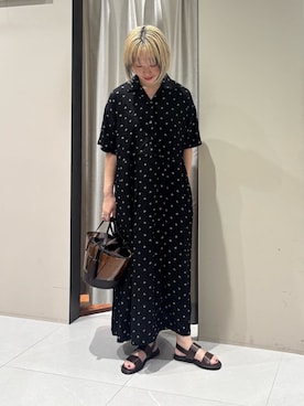 「かぐれ（カグレ）のアイテム」を使った、MINAMIさん（レディース・158cm）の夏コーディネート