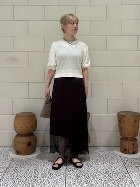 「URBAN RESEARCH ROSSO WOMEN（アーバンリサーチ　ロッソ）のアイテム」を使った、MINAMIさん（レディース・158cm）の春コーディネート