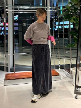 「ASICS（アシックス）のASICS　GEL-KAYANO 14（スニーカー）」を使った、MINAMIさん（レディース・158cm）の秋コーディネート