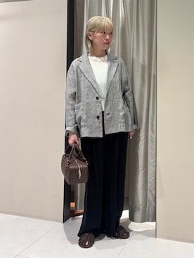 「MOHI（モヒ）のアイテム」を使った、MINAMIさん（レディース・158cm）の春コーディネート