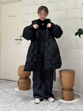 「イチ推しデニムコーデ」｜MINAMIさん（レディース・158cm）の秋コーディネート