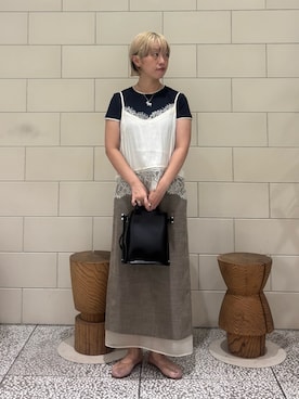 MINAMIさん（レディース・158cm）の夏コーディネート