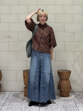MINAMIさん（レディース・158cm）の夏コーディネート