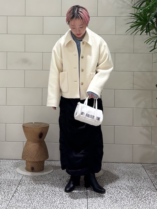 ウールモッサショートコート