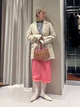 「URBAN RESEARCH ROSSO WOMEN（アーバンリサーチ　ロッソ）のアイテム」を使った、MINAMIさん（レディース・158cm）の春コーディネート