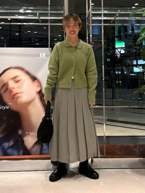 セール】梳毛ライクプリーツスカート（スカート）｜URBAN RESEARCH