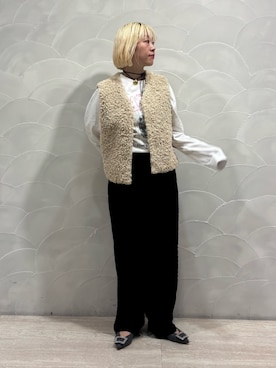 「アイテム（その他アウター）」を使った、MINAMIさん（レディース・158cm）の夏コーディネート