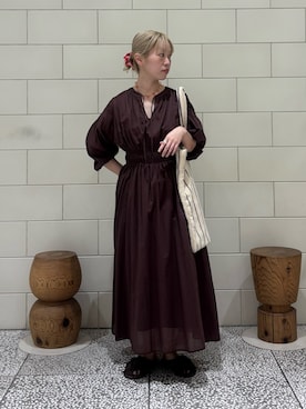 「MOHI（モヒ）のアイテム」を使った、MINAMIさん（レディース・158cm）の春コーディネート