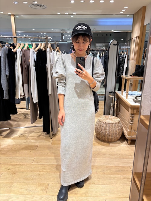 SHENERY ワンピース パフスリーブスウェットワンピース : ZOZOTOWN