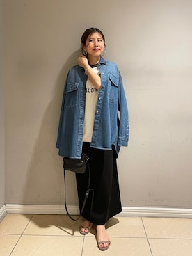 NAMAI_154cmさん（レディース・154cm）の冬コーディネート